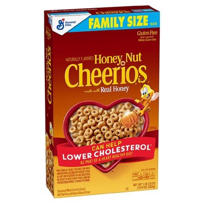 Cheerios Honey Nut Cereal Family Size 18.8 oz