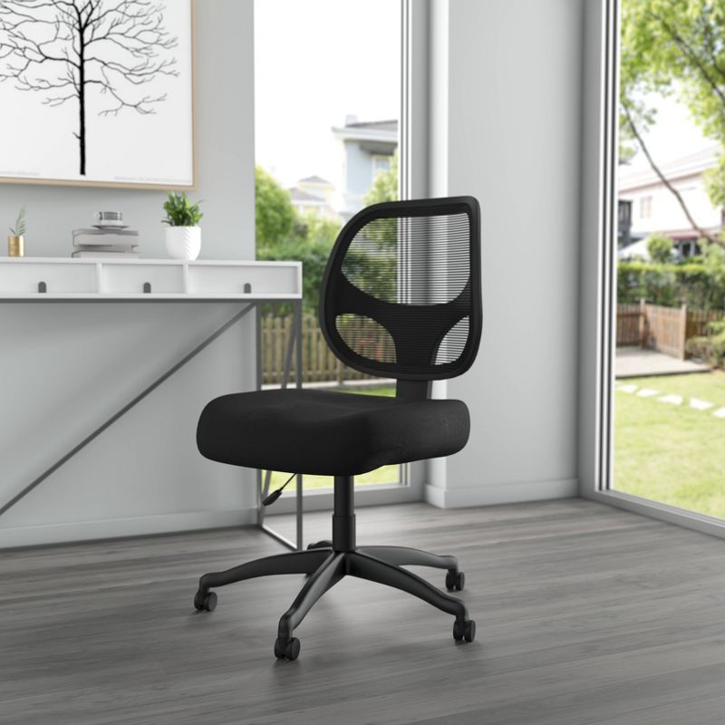 Commercial Grade Mesh Task Chair Black - Boss Office Products, 6 of 8