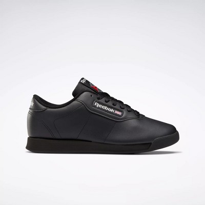 Reebok Princess Wide Women's Shoes  Sneakers 7.5 Black