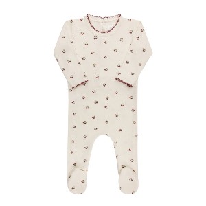 Aurora Classics - Baby Footie/ 1 Piece Modal Pajama - Cherry Collection - 1 of 1