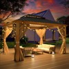 Erommy Hardtop Gazebo Aluminum Frame Gazebo - 2 of 3