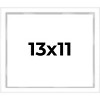 PosterPalooza | Photo Size Shadow Box 3/4" Depth White Picture Frame - UV Acrylic, Backing, Hanging Hardware - 2 of 4