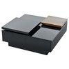 NicBex Modern 31.5" Square Coffee Table with Movable Top and 4 Drawers for Living Room and Office - 4 of 4