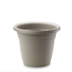 Crescent Garden In/Outdoor Emma Round Plastic Flower Planter Pot - 1 of 3