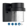 Progress Lighting Z-1060 1-Light Outdoor Wall Light, Black Finish, Glass Shade - 4 of 4