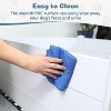 COWLOWN 59.8''×59.8''×24'' White Dual Room Dog Whelping Box with Washable Pee Pad, Ideal Puppy Whelping Supplies for Large Breeds - 4 of 4