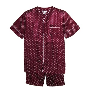 Ten West Apparel Men's Short Sleeve Short Leg Pajama Set - 1 of 4