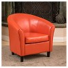 Napoli Club Chair Orange - Christopher Knight Home - 4 of 4