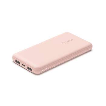 Mycharge Powerhub Mini 3000mah/12w Output Power Bank With Integrated  Charging Cables - Pink : Target