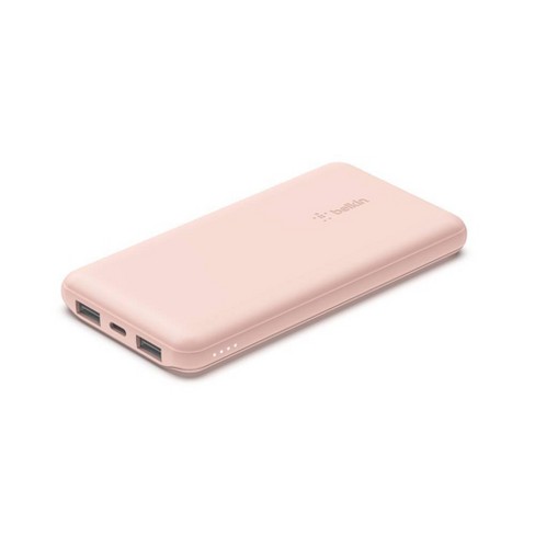 Belkin 10000mah Power Bank 15w With Usb-a And Usb-c - Rose Gold