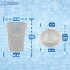 Poolzilla Pump Strainer Hair and Lint Basket - Compatible with Hayward Power-Flo LX, Power-Flo II, Power-Flo SP1500 Series - 3 of 4