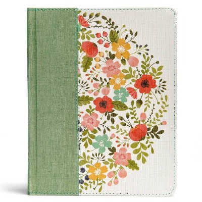 CSB Notetaking Bible, Sage Cloth Over Board - by  Csb Bibles by Holman (Hardcover)