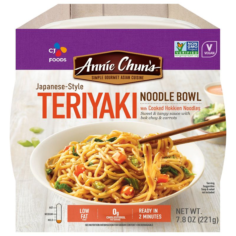 Annie Chun&#39;s Vegan Noodle Bowl Teriyaki - 7.8oz, 1 of 10
