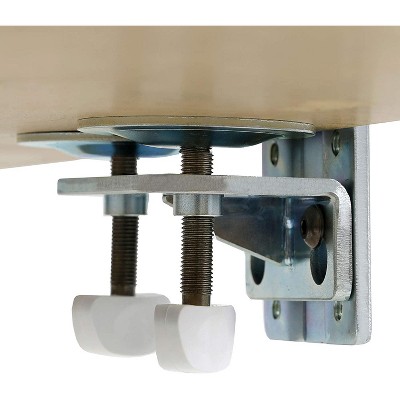 Polished Aluminum Full-Motion Desk Monitor Mount with Riser