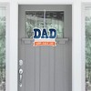 Big Dot of Happiness Happy Father's Day - Hanging Porch We Love Dad Party Outdoor Decorations - Front Door Decor - 1 Piece Sign - 2 of 4
