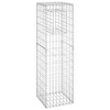 vidaXL Gabion Basket Posts 2 pcs 15.7"x15.7"x55.1" Iron - 2 of 4