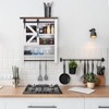 Bathroom Storage Cabinet with Sliding Barn Door - Over Toilet Organizer, Adjustable Shelf, Farmhouse Style - 2 of 4