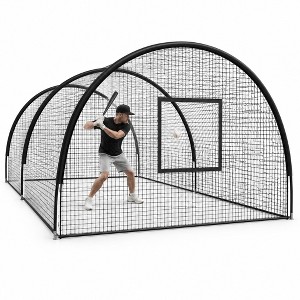 22x12x8FT Baseball Batting Cage Net, Large Practice Hitting Station ...