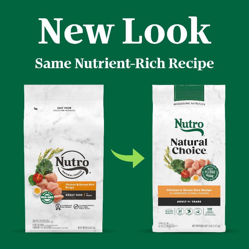 NUTRO Natural Choice Chicken and Brown Rice Recipe Adult Dry Dog Food, 4 of 18
