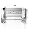 36 in. x 32 in.Built-in or wall-mounted Defogging and Dimming Mirror Cabinet Adjustable Shelf with Outlet and USB - 2 of 4