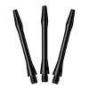 Fat Cat Warrior Steel Tip 18 Gram, Aluminum Dart Shaft Black, V-100 Flights Clear - 3 of 4