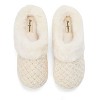 Dearfoams Womens Claire Cable Knit Chenille Clog House Slipper - 4 of 4