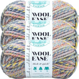 (3 Pack) Lion Brand Wool-Ease Thick & Quick Yarn - Dreamcatcher - 1 of 3