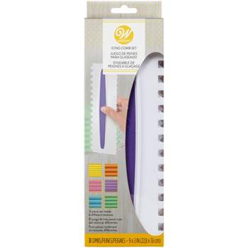Wilton 3pc Icing Smoother Comb Set