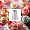 Unique Bargains Piping Tip 304 Stainless Steel Silver Tone 0.51"x0.98"x1.46" 1 Pcs - 2 of 3