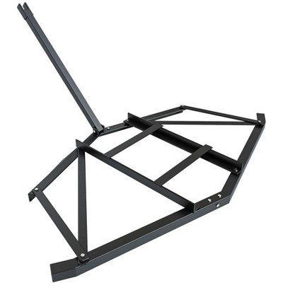 Whizmax 72" Wide Driveway Drag with [ 2 Adjustable Bars ], Heavy Duty Steel Driveway Drag Grader Harrow for ATV, UTV, Garden Lawn Tractors