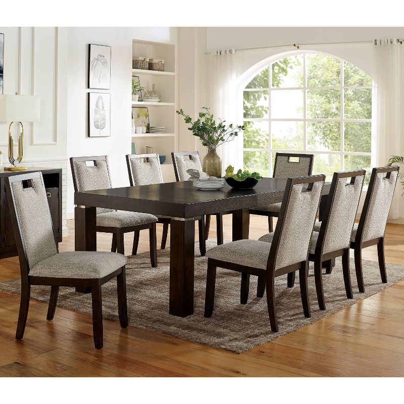 88&#34; Terraview Extendable Dining Table Dark Walnut - HOMES: Inside + Out, 4 of 7