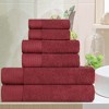 Premium Cotton Herringbone Medium Weight Bathroom Towel Set by Blue Nile Mills - 2 of 4