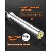 7Ft Barbell Bar for Power Lifting and Weightlifting, 1000LBS Capacity, 2 Inch Barbell 45 Lbs for Squats, Curls, Deadlifts - 4 of 4