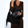 VALS - Black Suede Leather Shoulder Bag (Women) black suede standart - 4 of 4
