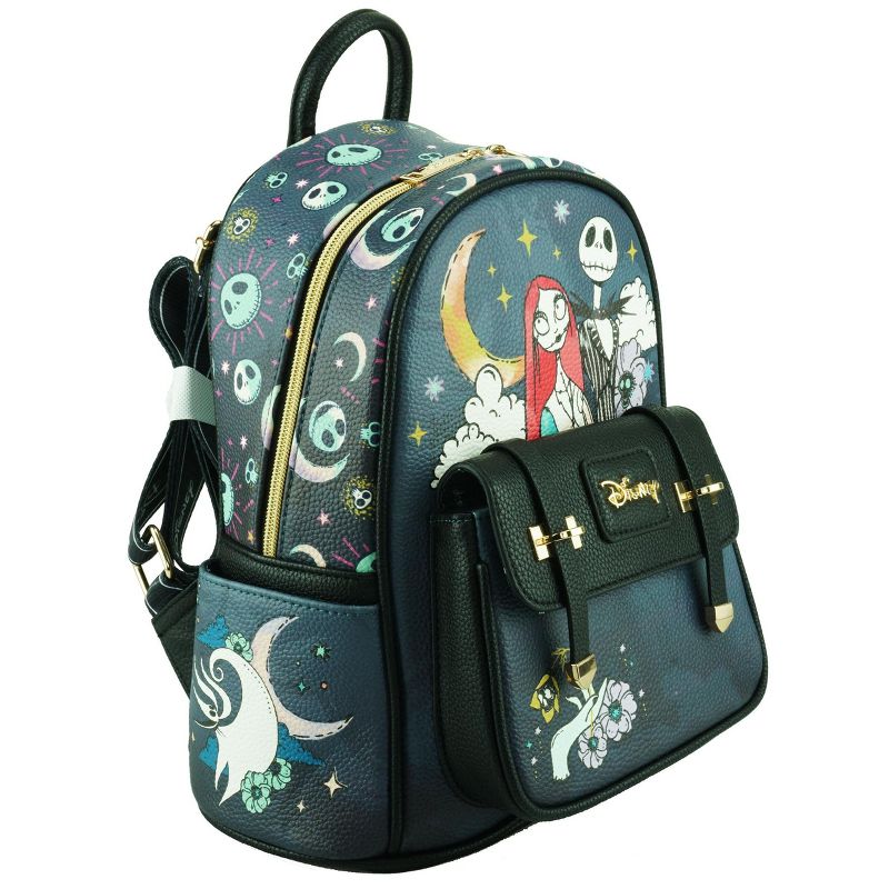The Nightmare Before Christmas WondaPop 11" Vegan Leather Fashion Mini Backpack, 4 of 8