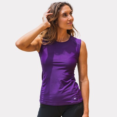 Calypsa Women's Loose Fit Tankini UPF 50+ Maya Swim Top