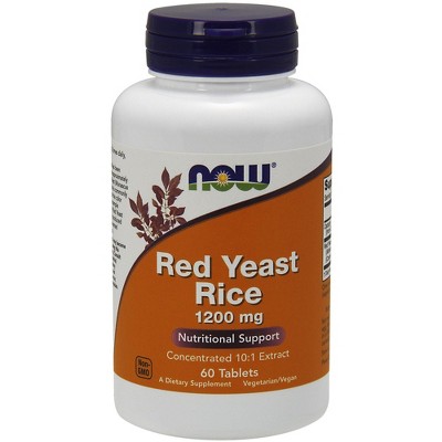 Red Yeast Rice Extract 1200mg by Now Foods  -  60 Tablet
