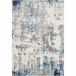 Hauteloom Beverly Abstract Blue Area Rug - 1 of 4