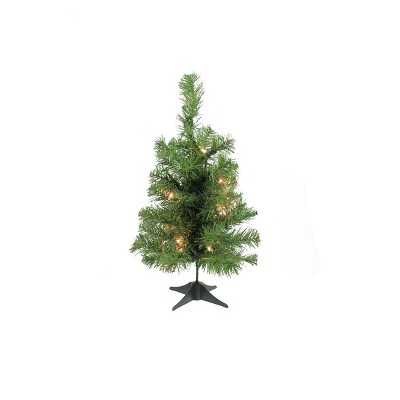 Northlight 18" Pre-Lit Medium Blackwater Fir Artificial Christmas Tree - Clear Lights