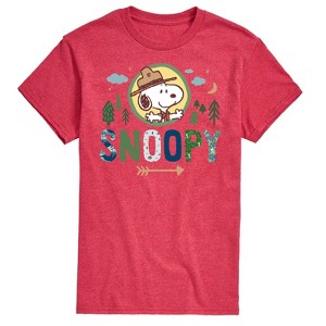 Men's - Peanuts - Ranger Snoopy Short Sleeve Graphic T-Shirt - 1 of 4