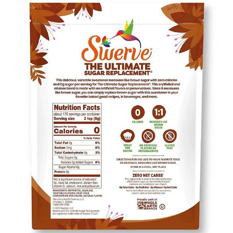Swerve Brown Sugar Replacement - 48oz, 3 of 4