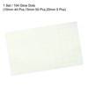 Unique Bargains Walls Parties Marking Decorations Glow in the Dark Tape 104 Count Dots Stickers - 3 of 4