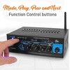 Pyle PTA2 Mini Stereo Power Amplifier with Bluetooth, USB/SD, and FM Radio - 2 x 40 Watt - 4 of 4