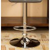 Sapphtopaz Adjustable Bar Stools Set of 2, Swivel High Chair with Diamond Tufted Back, Hydraulic Counter Height Bar Stools for Kitchen Island - 4 of 4
