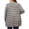 Agnes Orinda Women's Plus Size Long Sleeve Casual Lightweight Knit Open Front Fall Fashion Cardigan - 4 of 4
