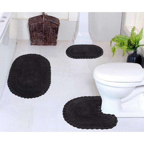  Home Weavers Hampton Crochet Reversible Bathmat 100