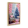 Stupell Industries Trendy Glam Christmas Floating Frame Canvas Art - 2 of 4