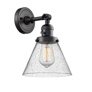 Cone - 1 Light Wall Sconce In Industrial Style-10 Inches Tall and 8 Inches Wide - 1 of 1
