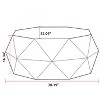 NicBex Modern Minimalist Coffee Table Wood Living Room Tables Home Decor Round Center Table for Living Room, Office - 2 of 4