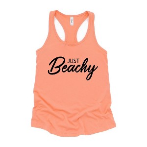 Simply Sage Market Women's Just Beachy Graphic Racerback Tank - 1 of 2
